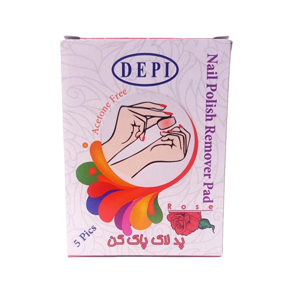 پد لاک پاک کن دپی مدل rose بسته 5 عددی
