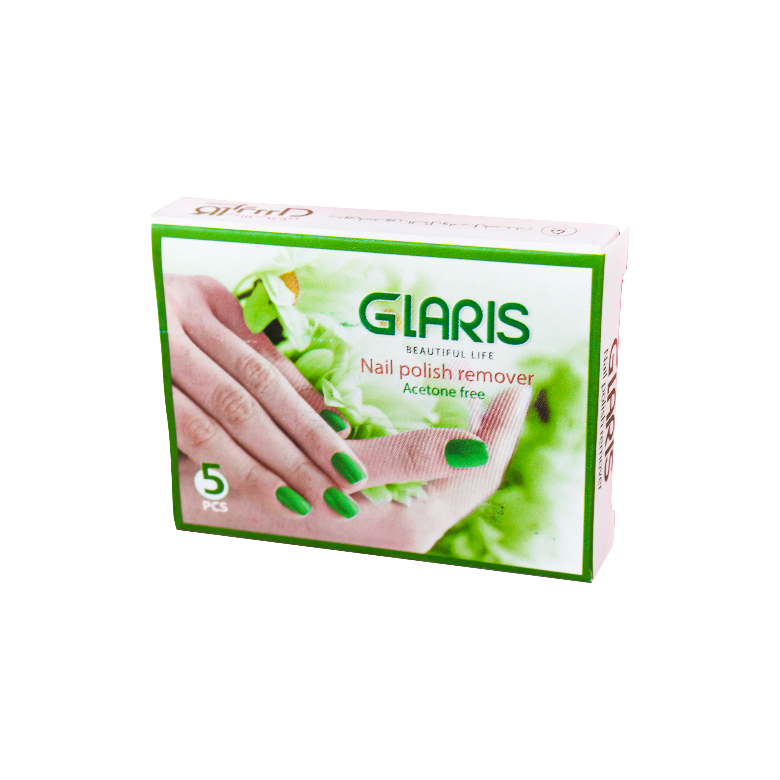 پد لاک پاک کن گلاریس مدل گیاهان معطر بسته 5 عددی