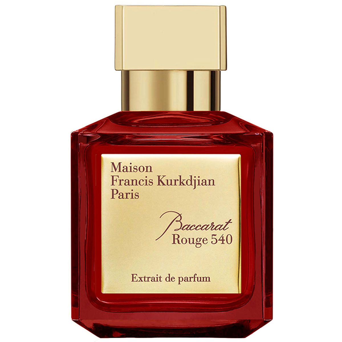 پرفیوم میسون فرانسیس کورکجان مدل baccarat rouge 540 extrait de parfum حجم 70 میلی لیتر