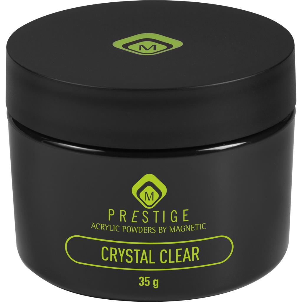 پودر اکریلیک کاشت ناخن مگنتیک مدل crystal clear شماره 114532 وزن 35 گرم