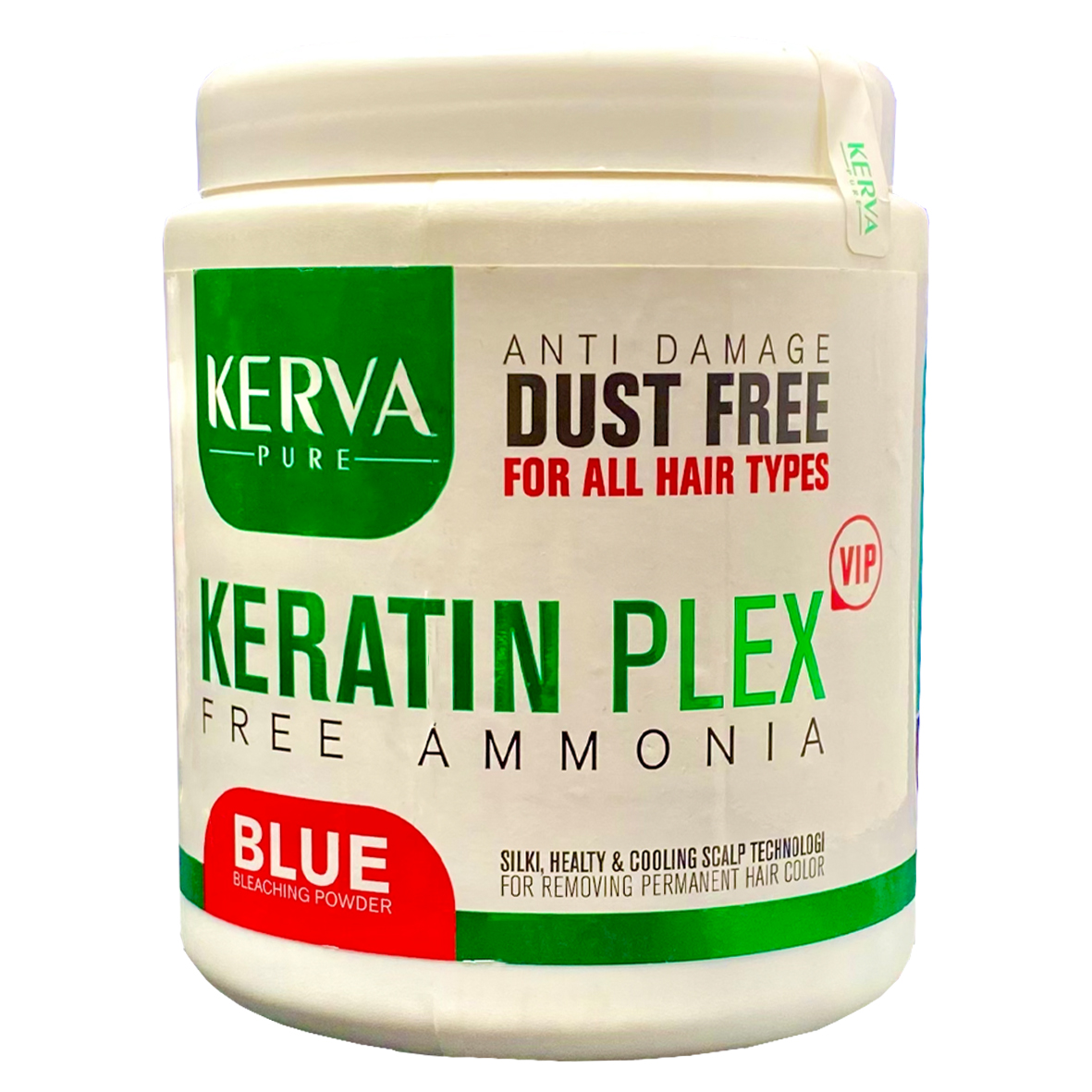پودر بی رنگ کننده مو کروا پیور مدل keratin plex vip وزن 400 گرم