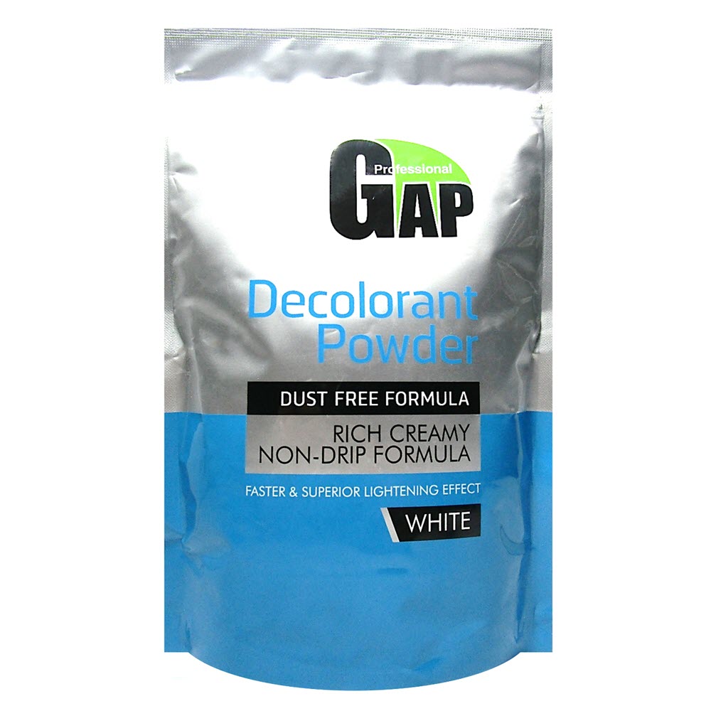 پودر بی رنگ کننده مو گپ مدل white حجم 500 گرم