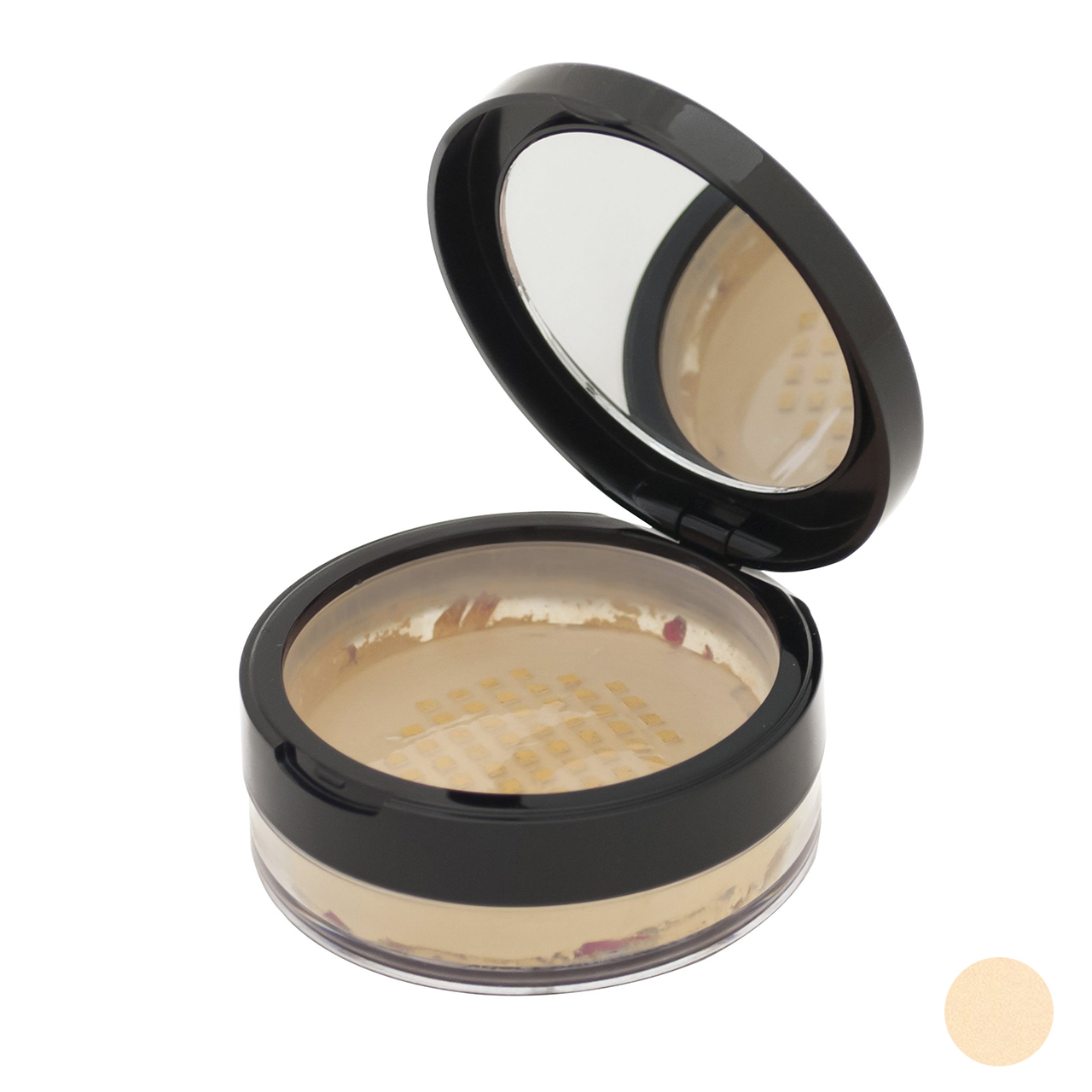 پودر تثبیت کننده آرایش زویی ارگانیک مدل flora alabaster