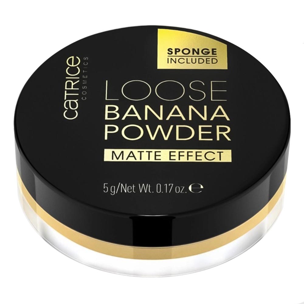 پودر تثبیت کننده آرایش کاتریس مدل loose banana powder