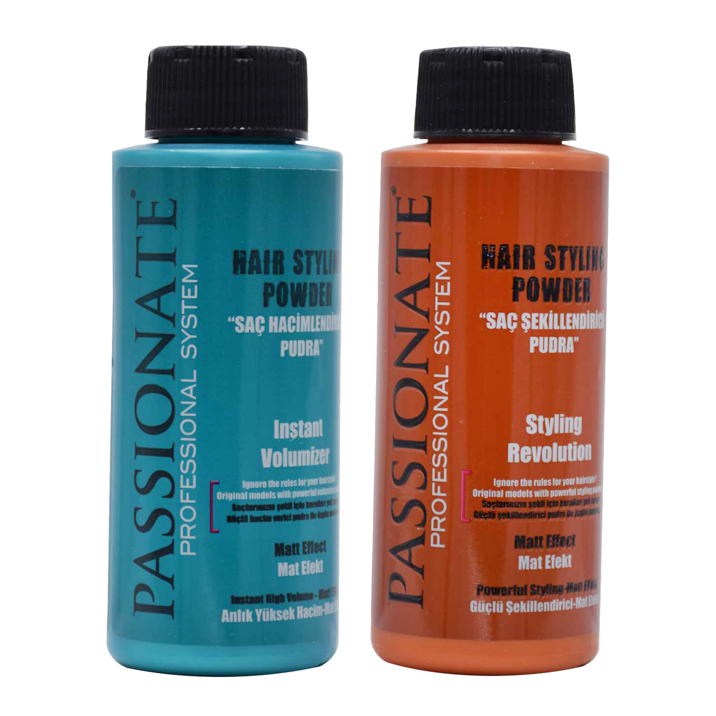 پودر حالت دهنده مو پشینت مدل styling revolution و instant volumize وزن 20 گرم