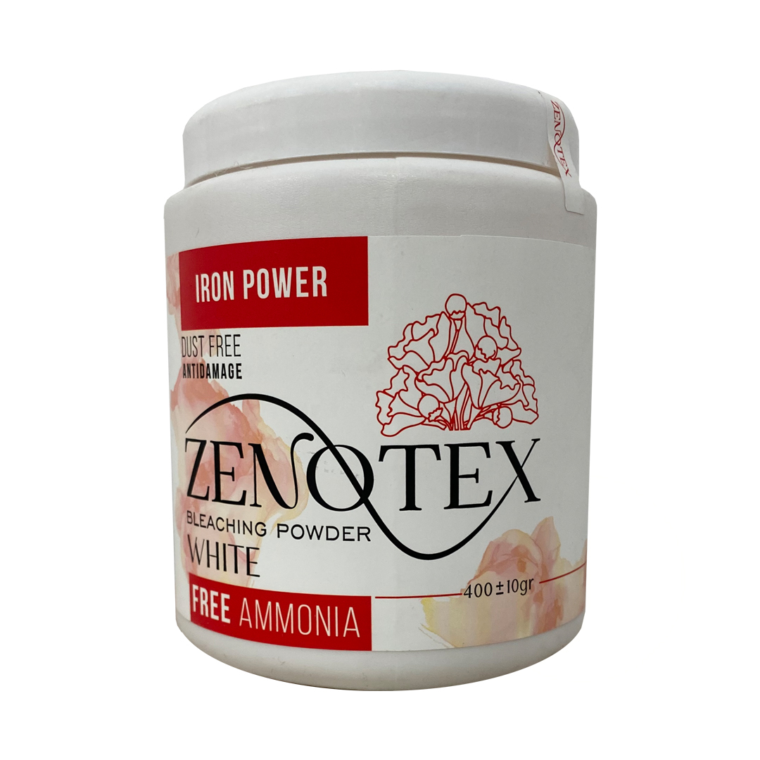 پودر دکلره زنوتکس مدل iron power وزن 400 گرم
