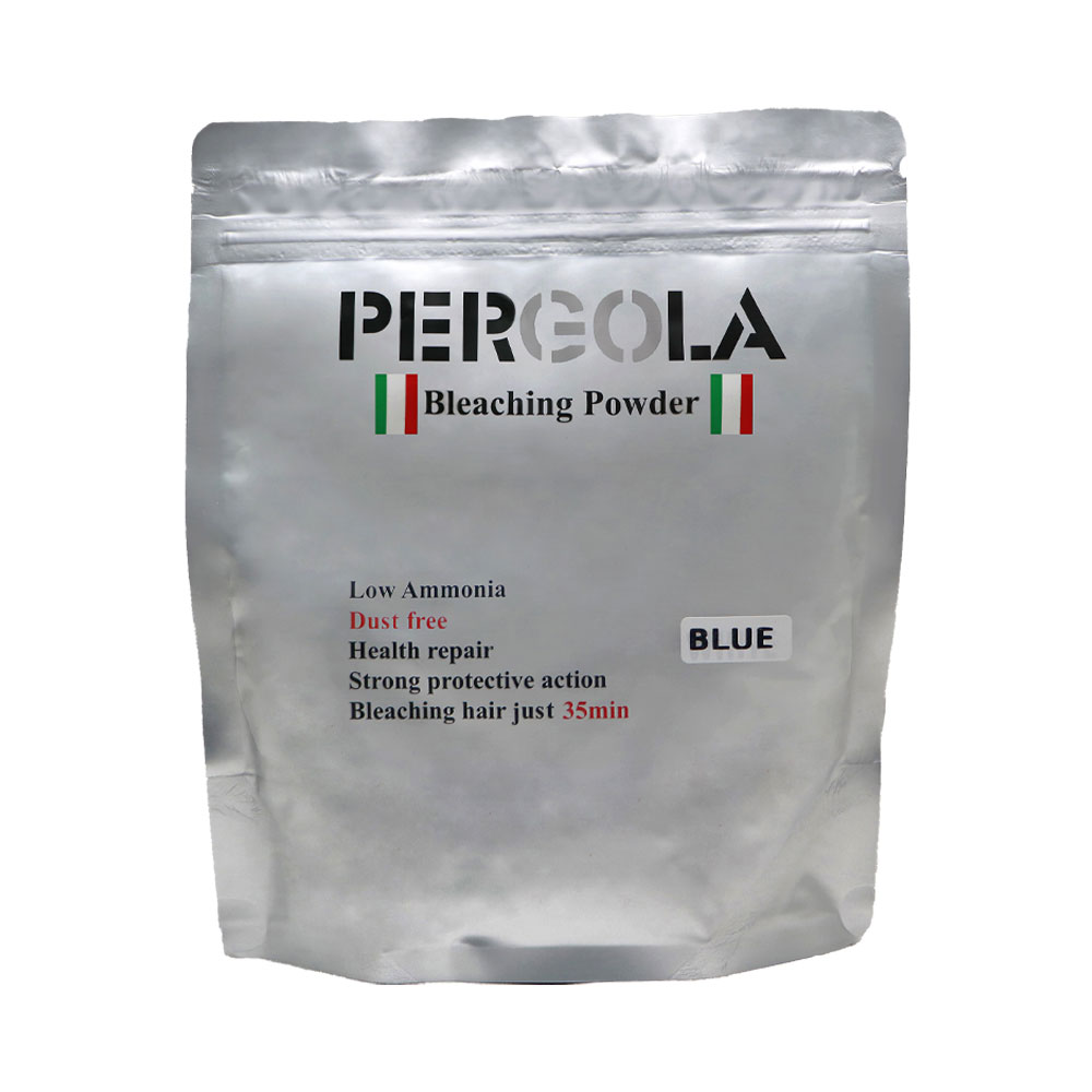 پودر دکلره پرگولا مدل low ammonia حجم 500 میلی لیتر رنگ آبی