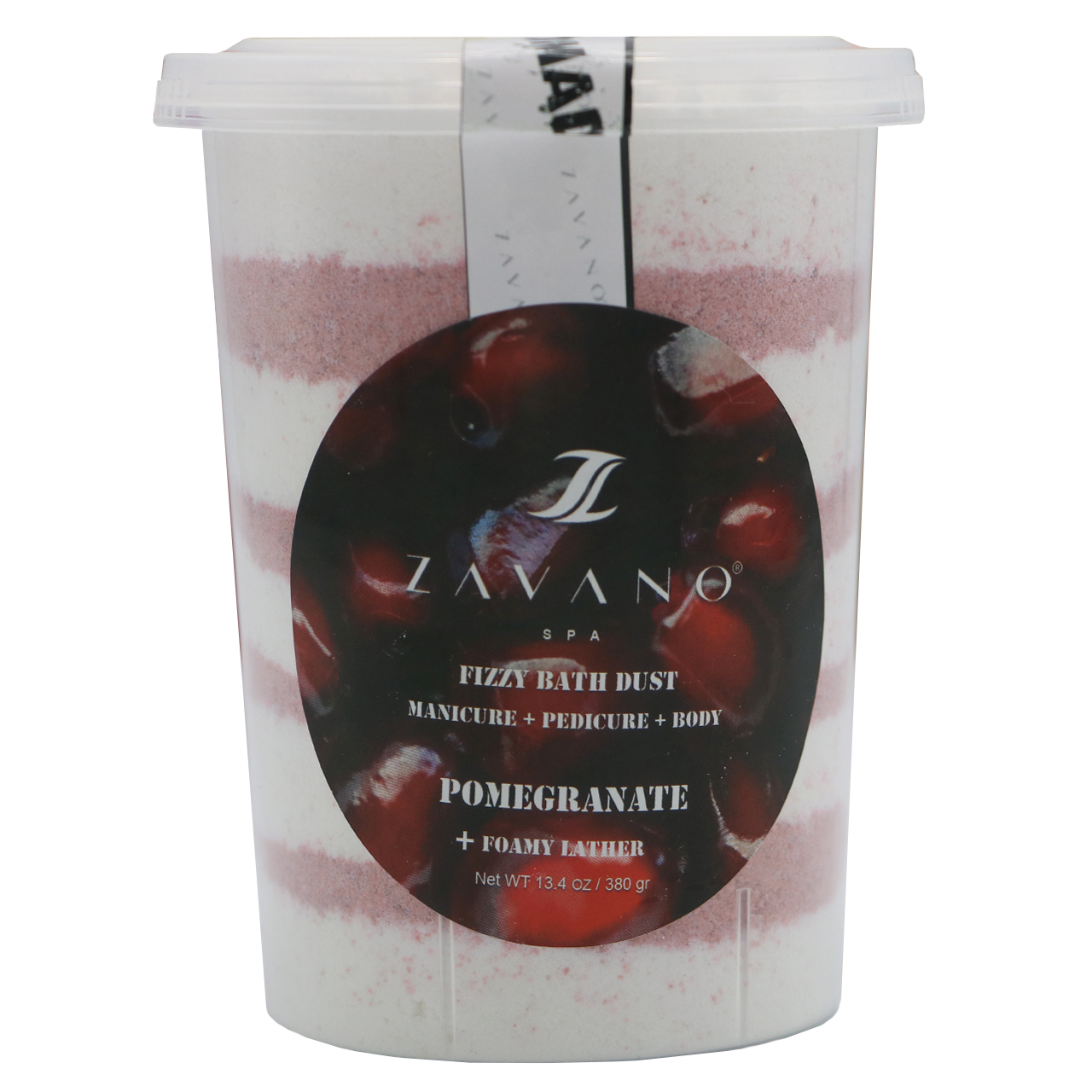 پودر مانیکور و پدیکور زاوانو مدل pomegranate وزن 380 گرم