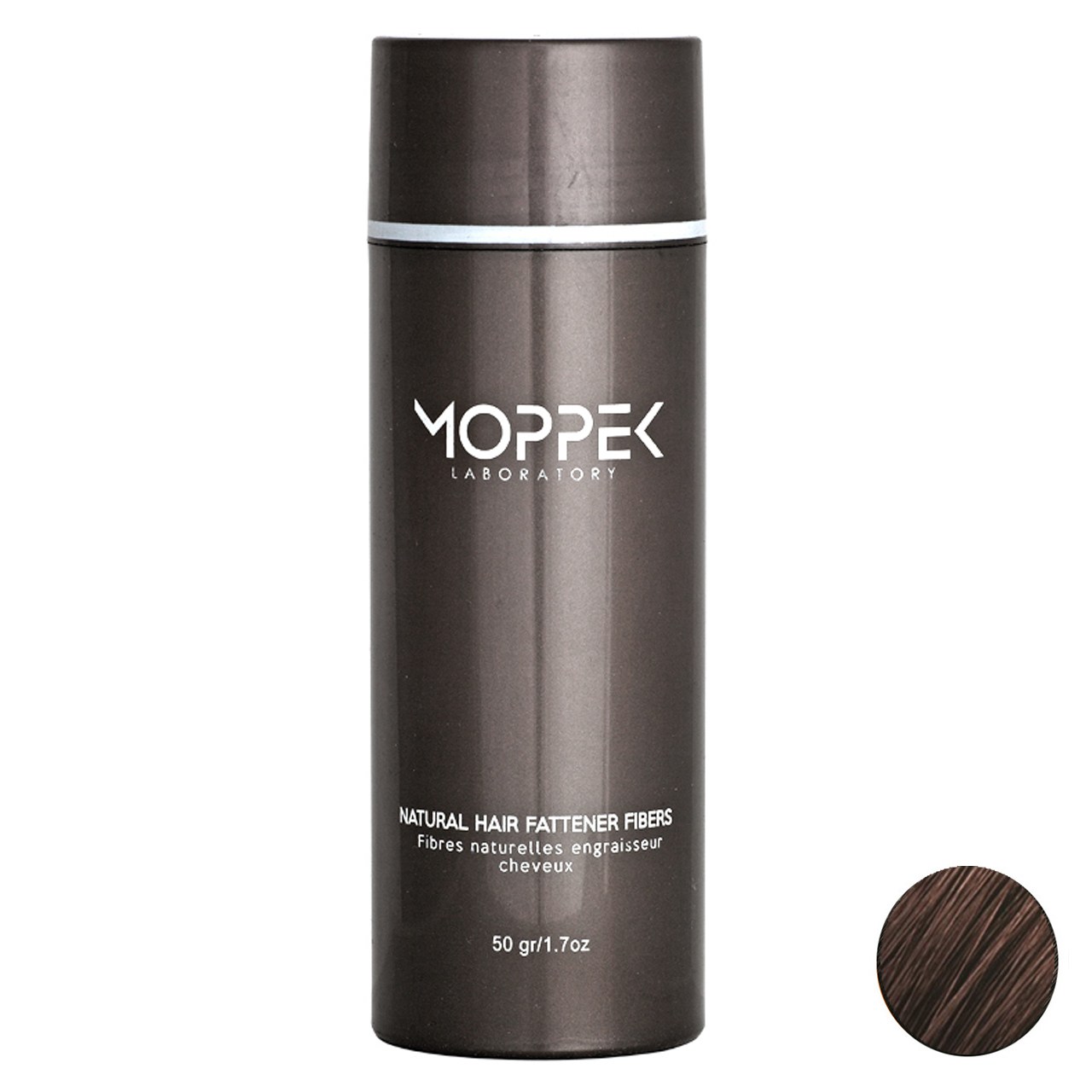 پودر پرپشت کننده مو موپک مدل dark brown وزن 50 گرم