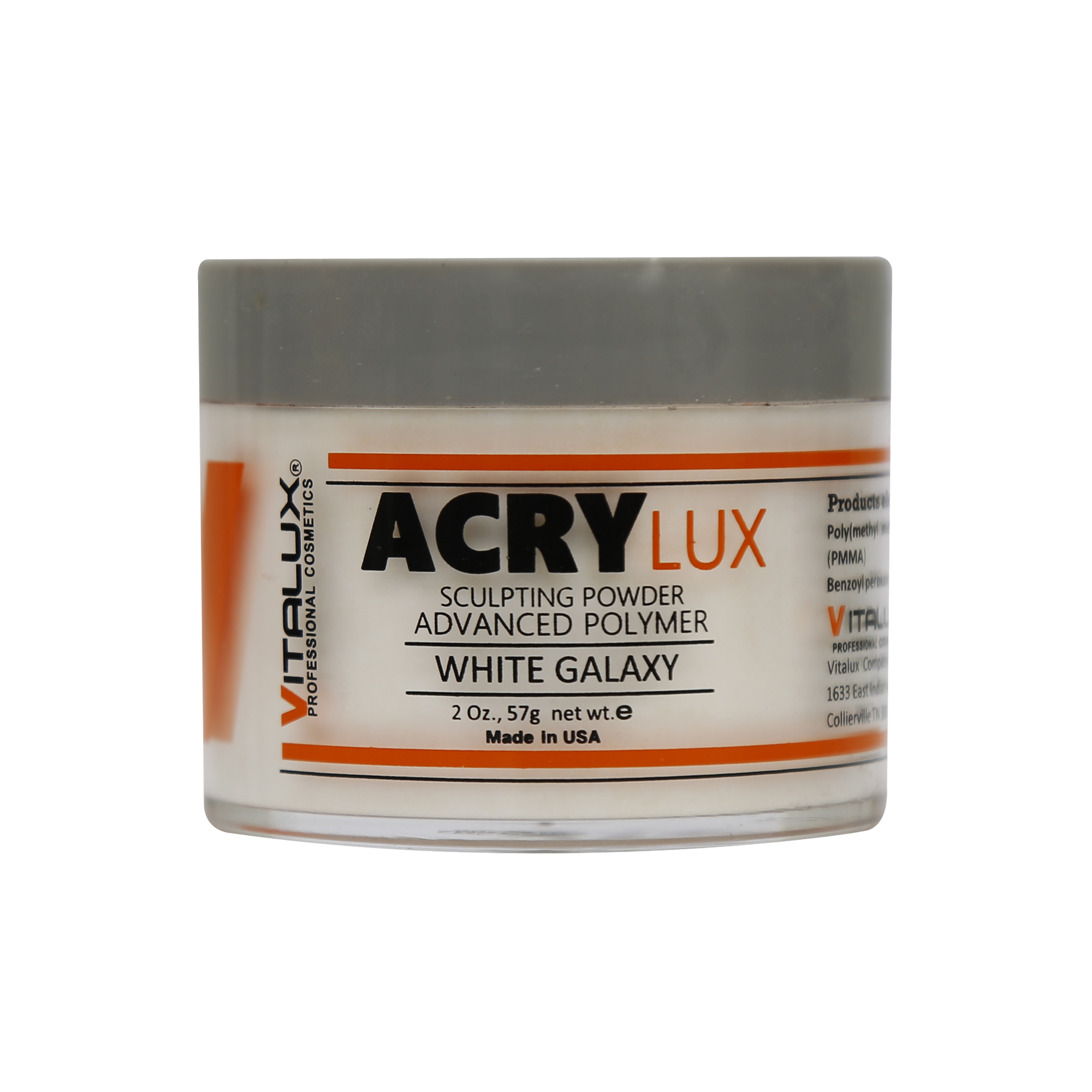 پودر کاشت ناخن ویتا لوکس مدل white_g وزن 57 گرم