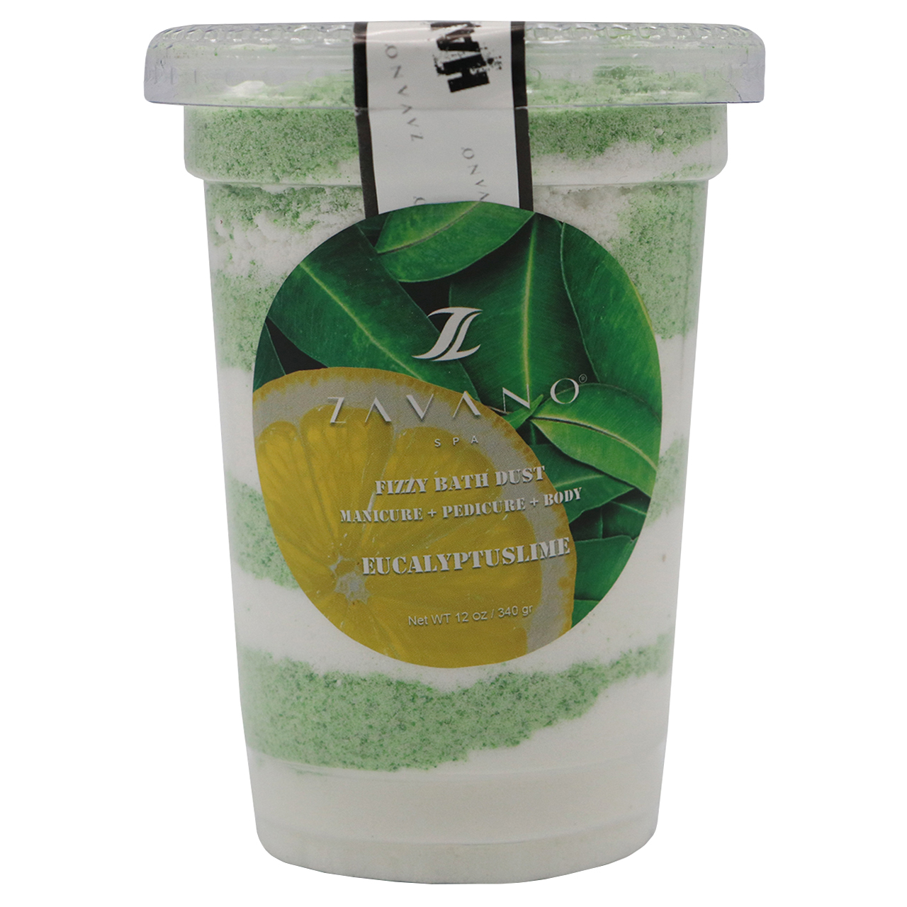 پودر کف دار مانیکور پدیکور زاوانو مدل eucalyptus  lime