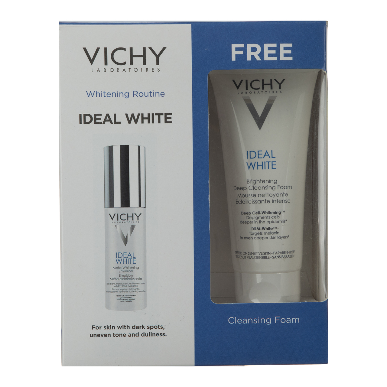 پک بهداشتی ویشی مدل ideal white مجموعه 2 عددی