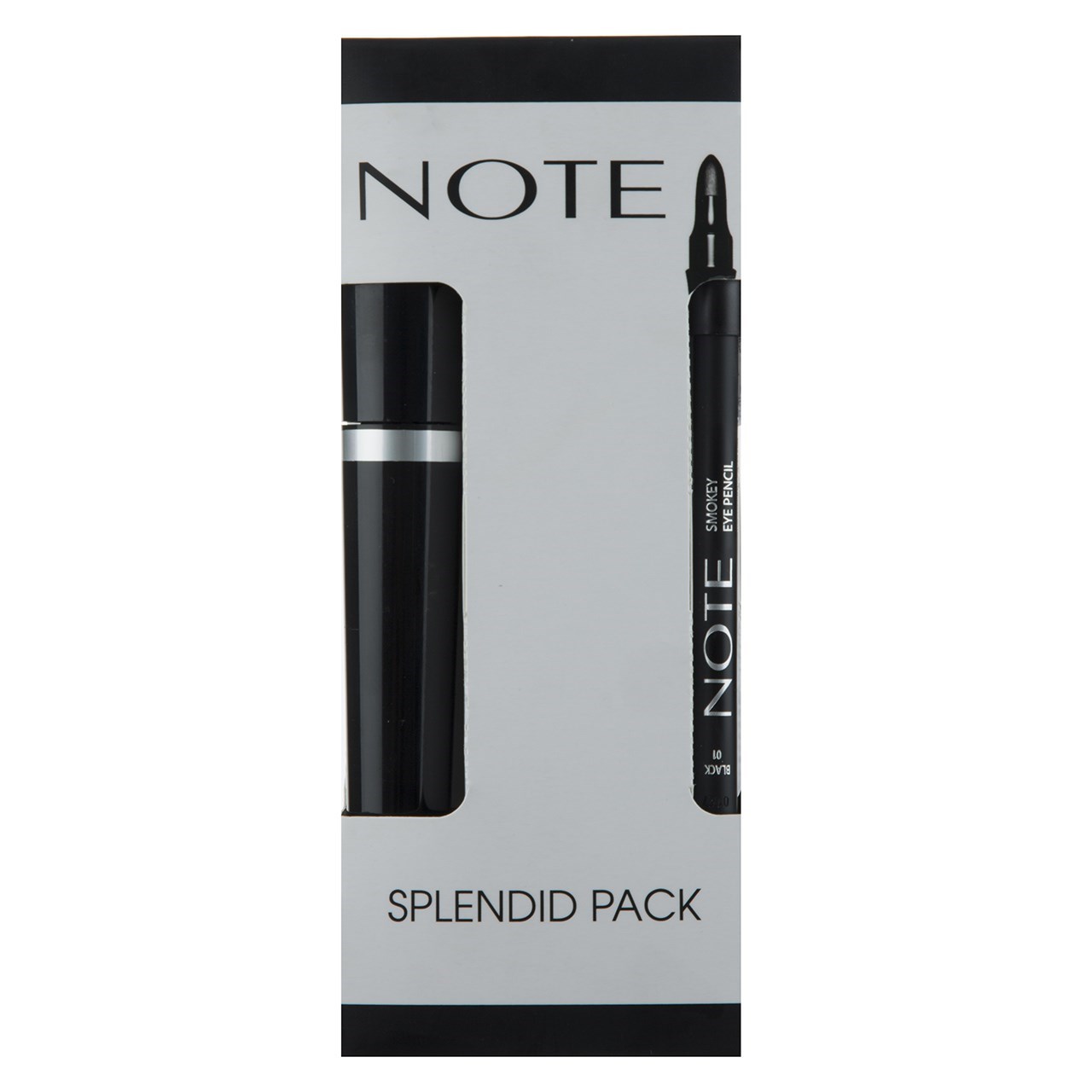 پک ریمل نوت مدل perfect lash و مداد چشم مدل smokey شماره 01