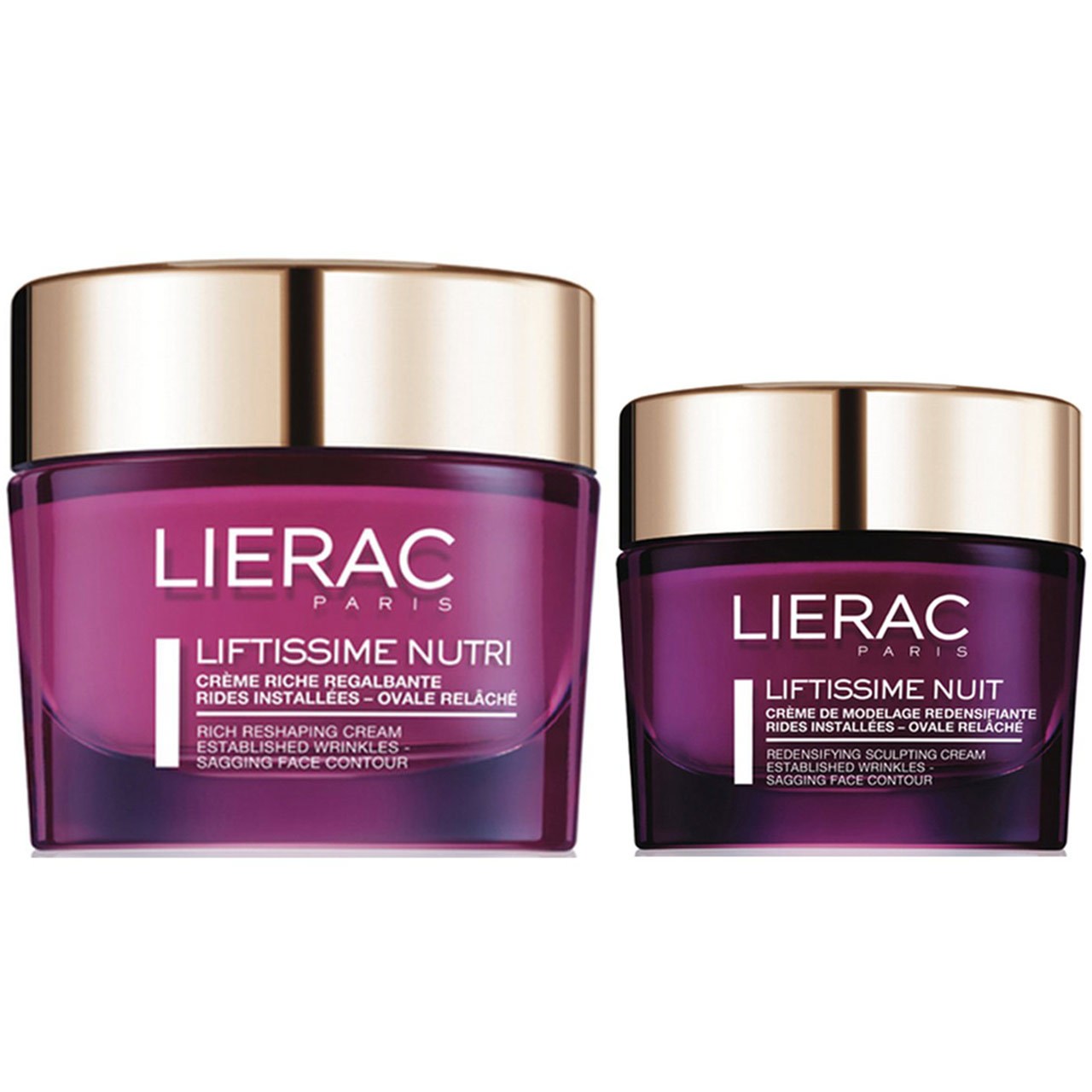 پک لیفتینگ لیراک سری liftissime مدل nourishing cream and night cream