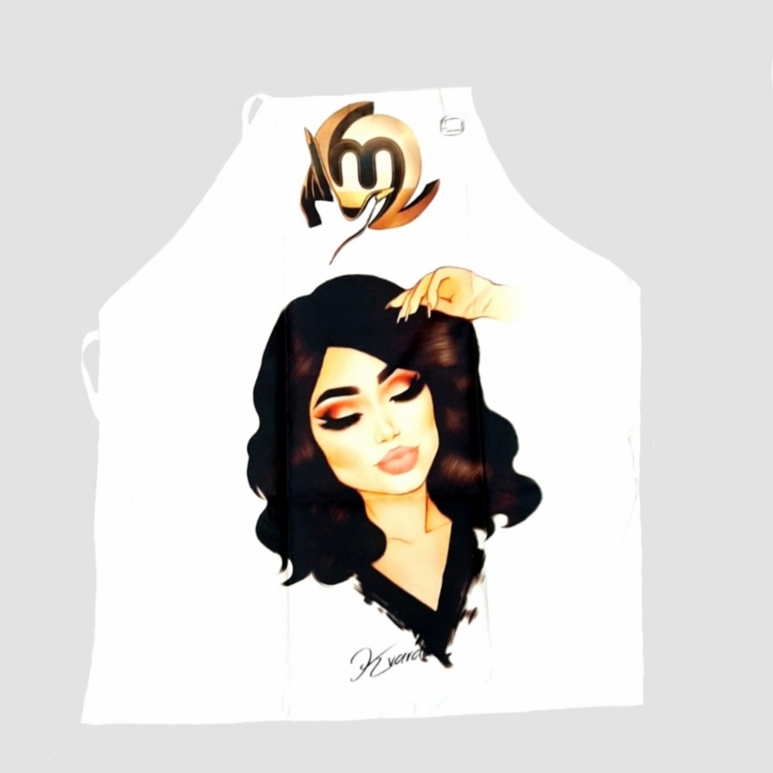 پیشبند آرایشگری مدل beauty girl کد pb 03