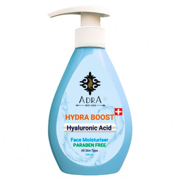 ژل آبرسان آدرا مدل hyaluronic acid حجم 300 میلی لیتر