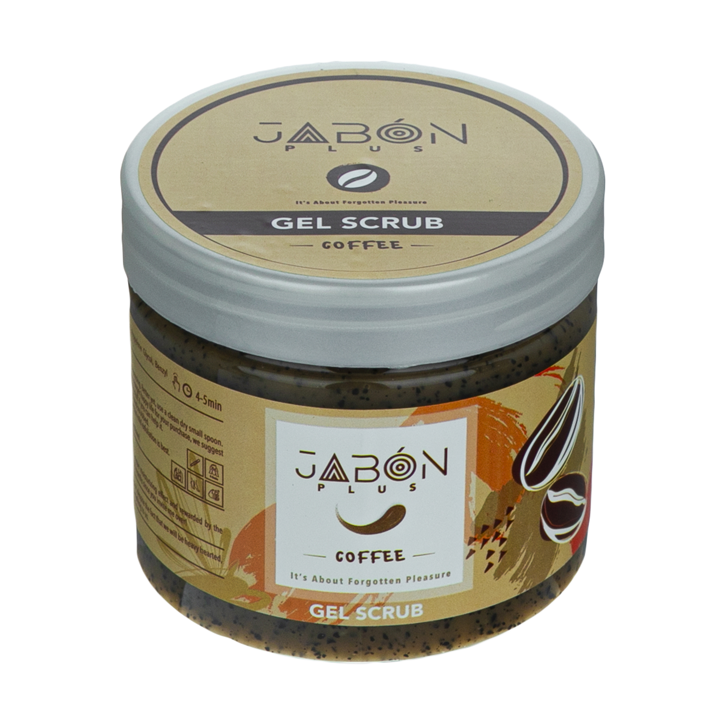ژل اسکراب لایه بردار پوست ژبن پلاس مدل coffee وزن 375 گرم