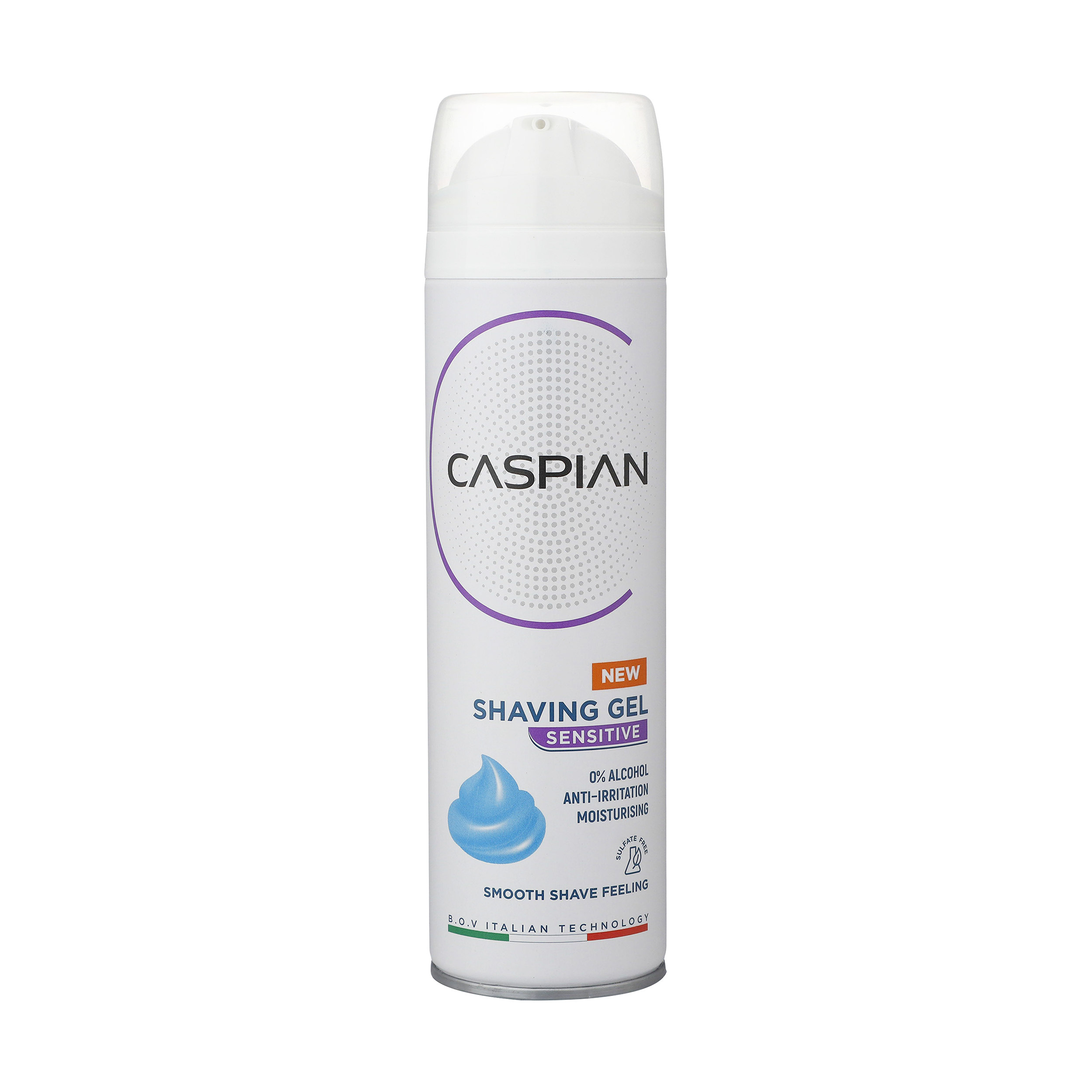 ژل اصلاح کاسپین مدل sensitive حجم 200 میلی لیتر