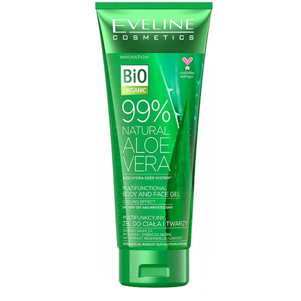 ژل بدن اولاین مدل aloe vera حجم 250 میلی لیتر