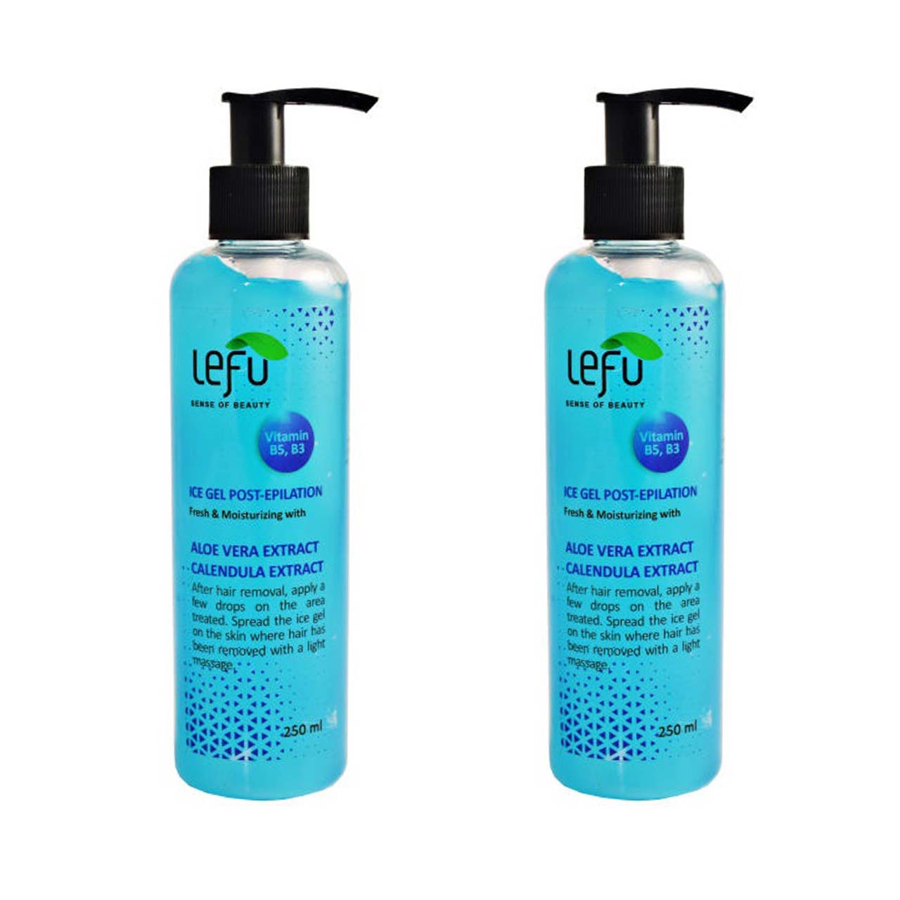 ژل بعد از اپیلاسیون لفو مدل cold حجم 250 میلی لیتر مجموعه 2 عددی