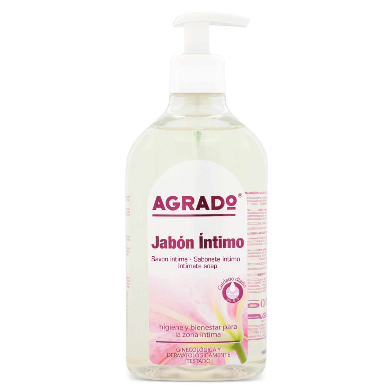 ژل بهداشتی بانوان آگرادو مدل jabon intimo حجم 500 میلی لیتر