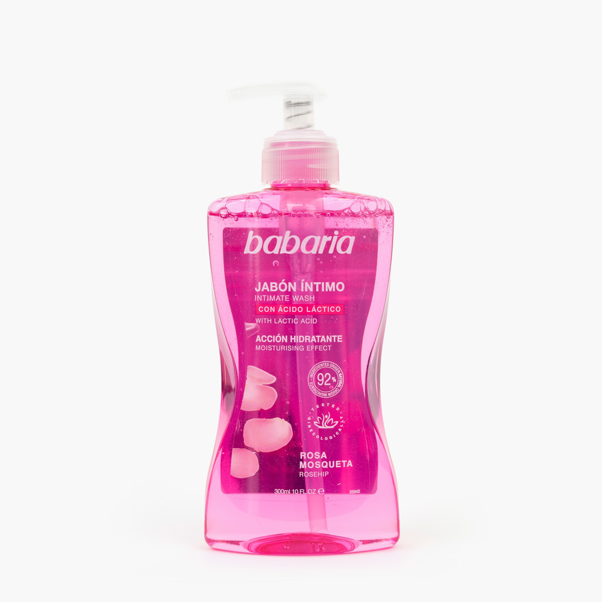 ژل بهداشتی بانوان باباریا مدل rosa حجم 300 میلی لیتر