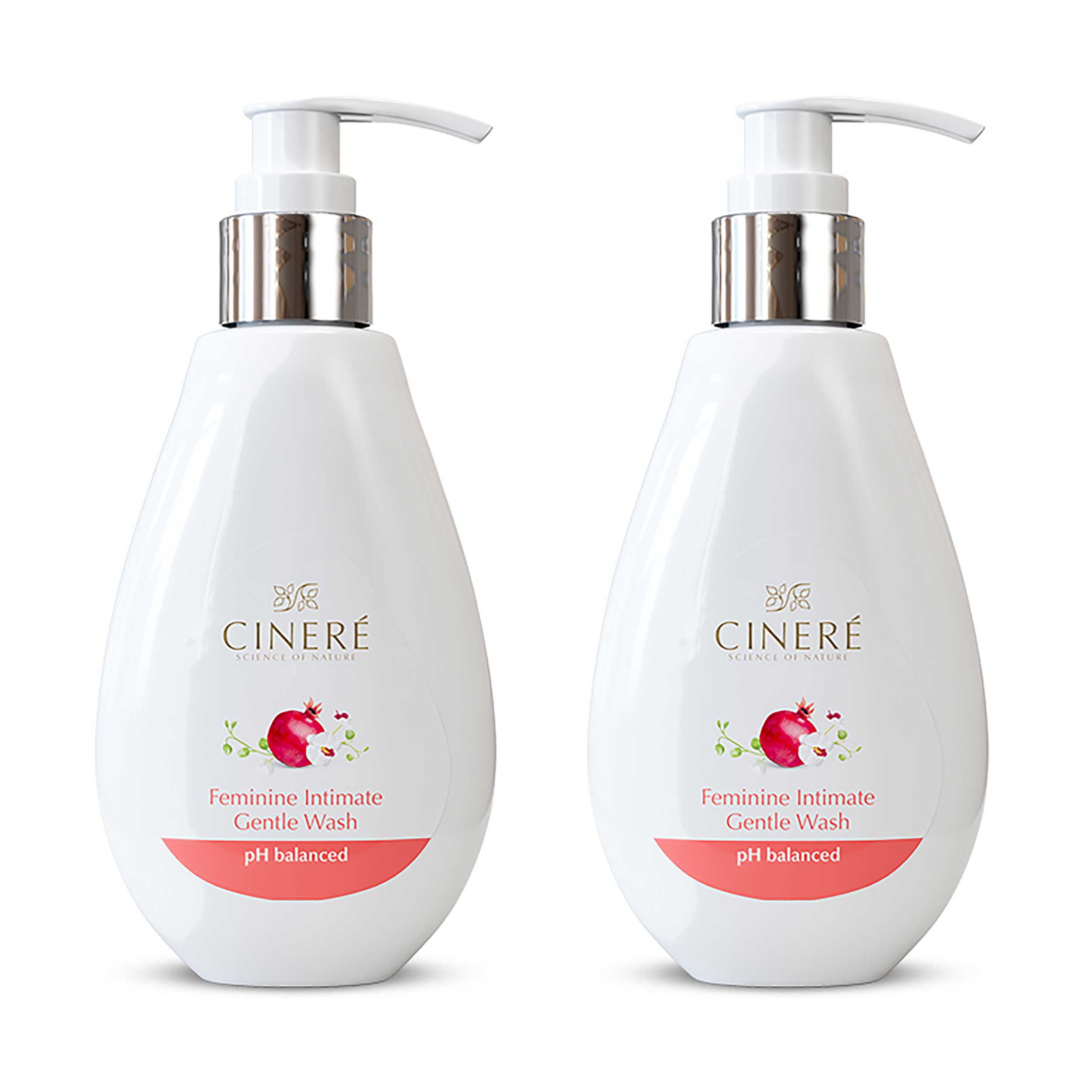 ژل بهداشتی بانوان سینره مدل orchid حجم 180 میلی لیتر مجموعه 2 عددی