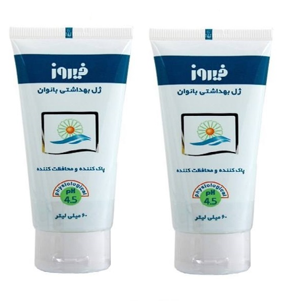 ژل بهداشتی بانوان فیروز مدل intimate حجم 60 میلی لیتر مجموعه 2 عددی