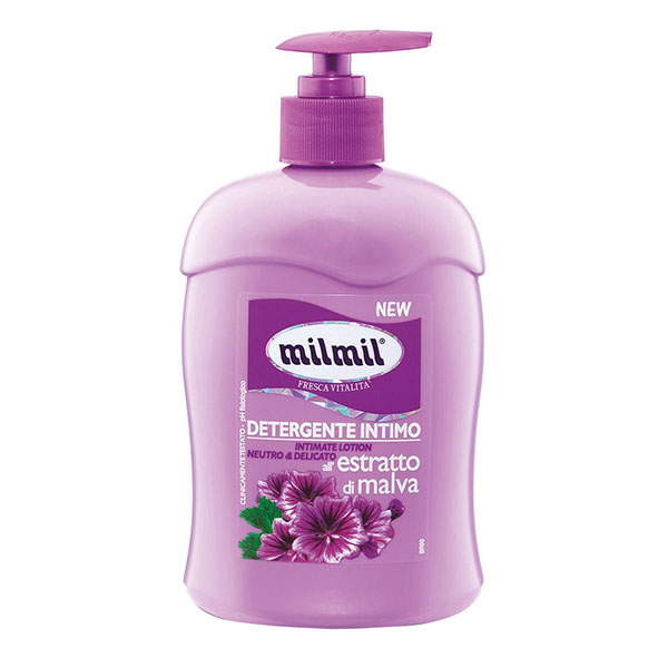 ژل بهداشتی بانوان میل میل مدل estratto di malva حجم 500 میلی لیتر