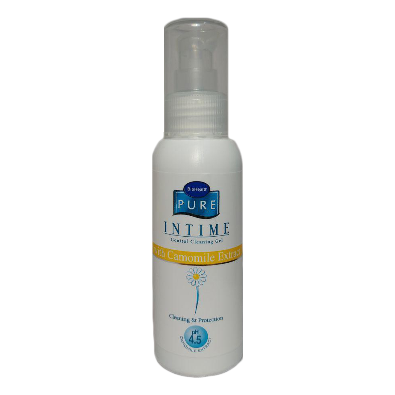 ژل بهداشتی بانوان پیور اینتایم مدل camomile extract حجم 100 میلی لیتر