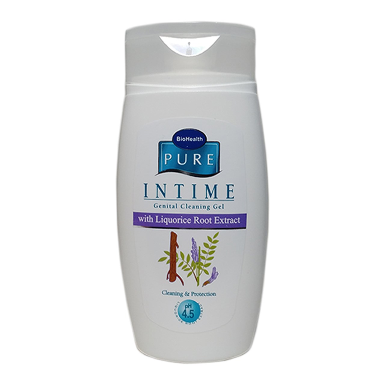 ژل بهداشتی بانوان پیور اینتایم مدل with liquorice root extract حجم 200 میلی لیتر