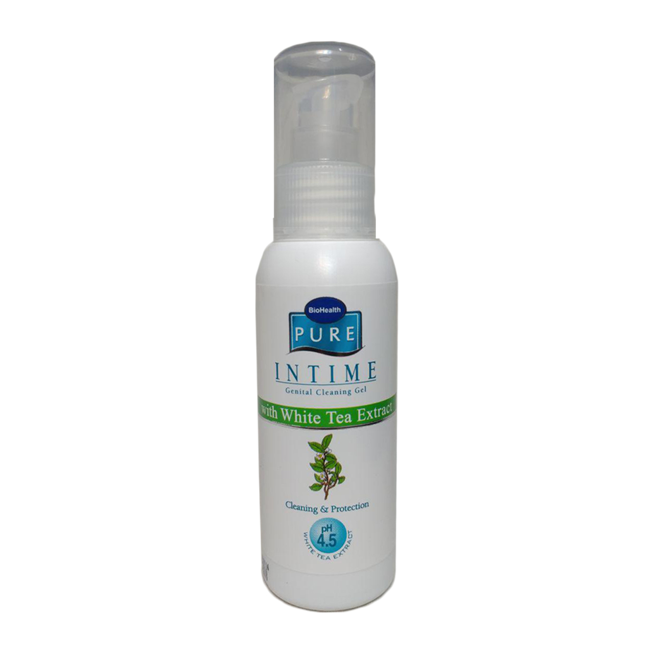 ژل بهداشتی بانوان پیور اینتایم مدل with white tea extract حجم 100 میلی لیتر