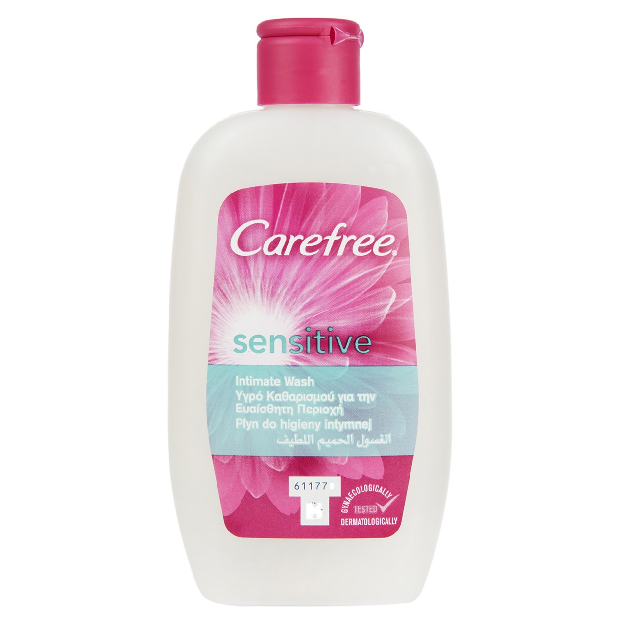 ژل بهداشتی کرفیری مدل sensitive intimate wash حجم 200 میلی لیتر