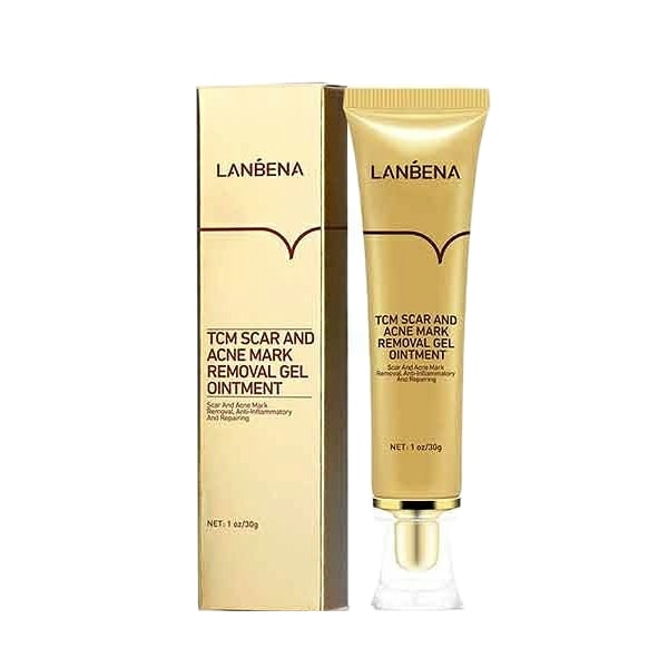 ژل ترمیم کننده اسکار و آکنه لنبنا مدل tcm وزن 30 گرم