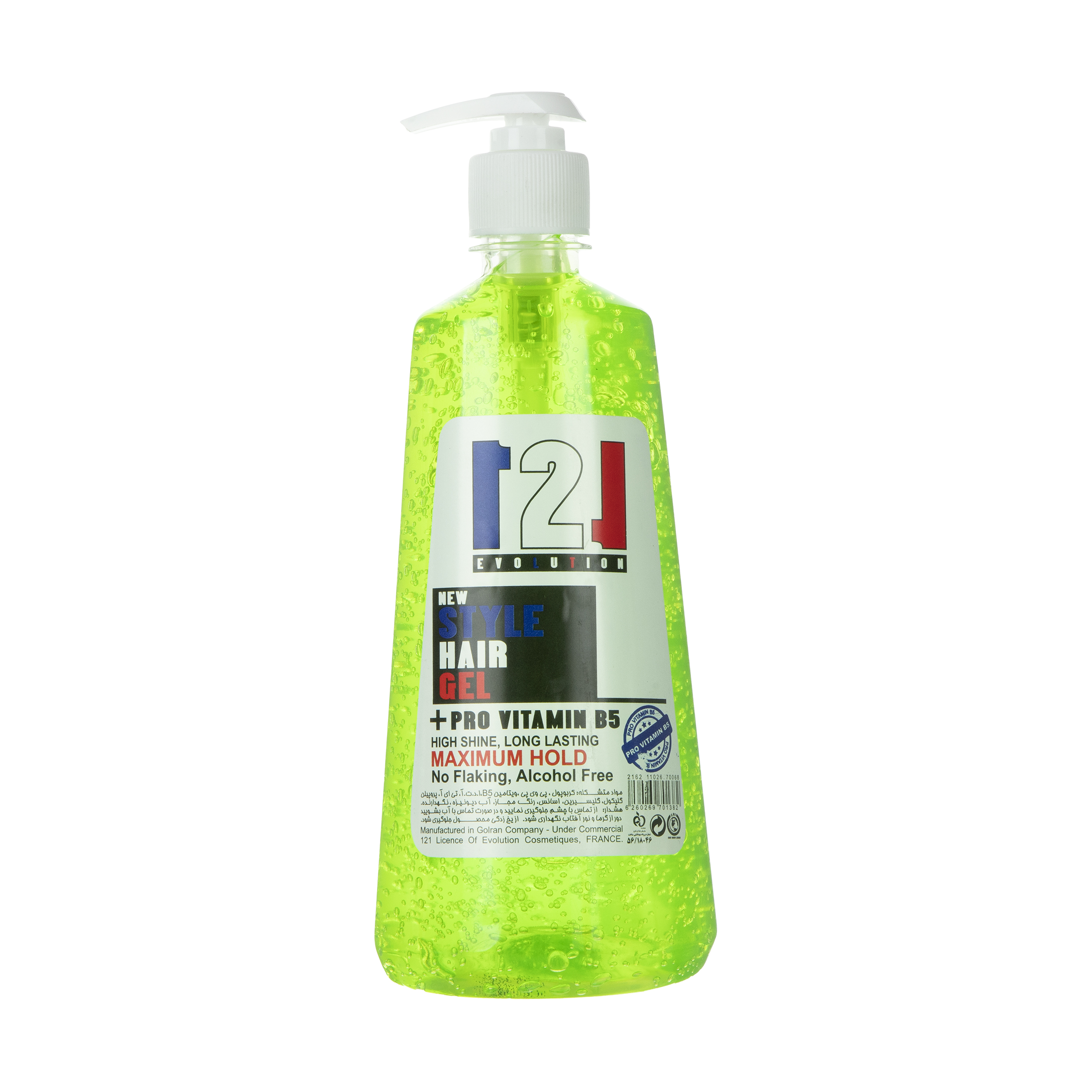 ژل حالت دهنده مو 121 مدل s10 حجم 750 میلی لیتر