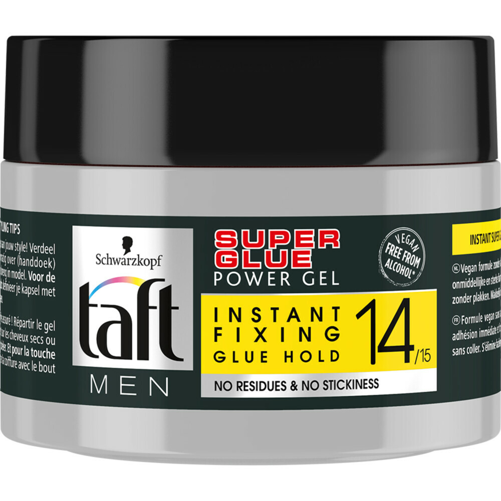 ژل حالت دهنده مو تافت مدل super glue 14 instant حجم 300 میلی لیتر