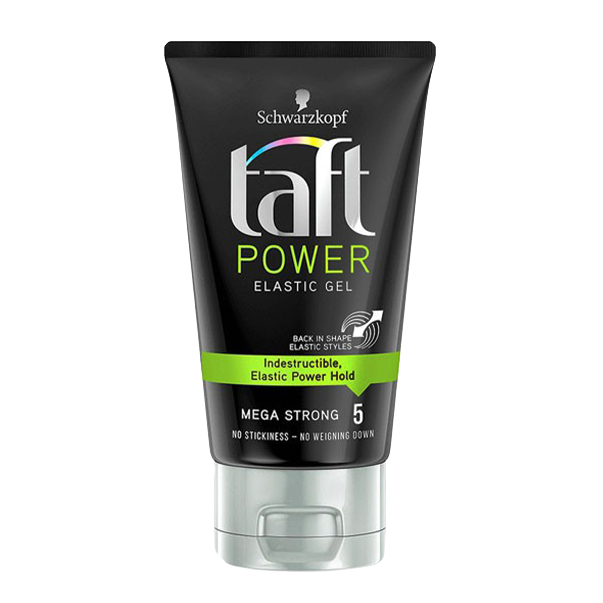 ژل حالت دهنده مو تافت مدل elastic gel حجم 150 میلی لیتر