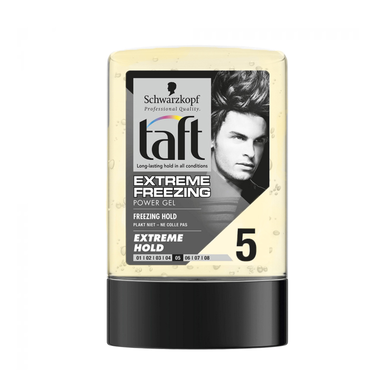 ژل حالت دهنده مو تافت مدل extreme freezing 5 حجم 300 میلی لیتر