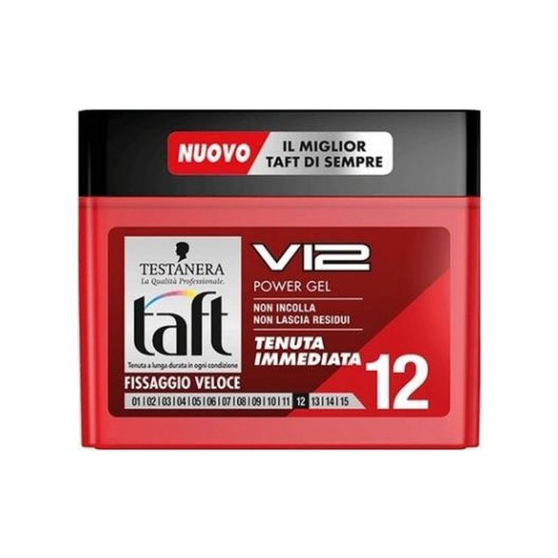 ژل حالت دهنده مو تافت مدل v12 power gel حجم 250 میلی لیتر