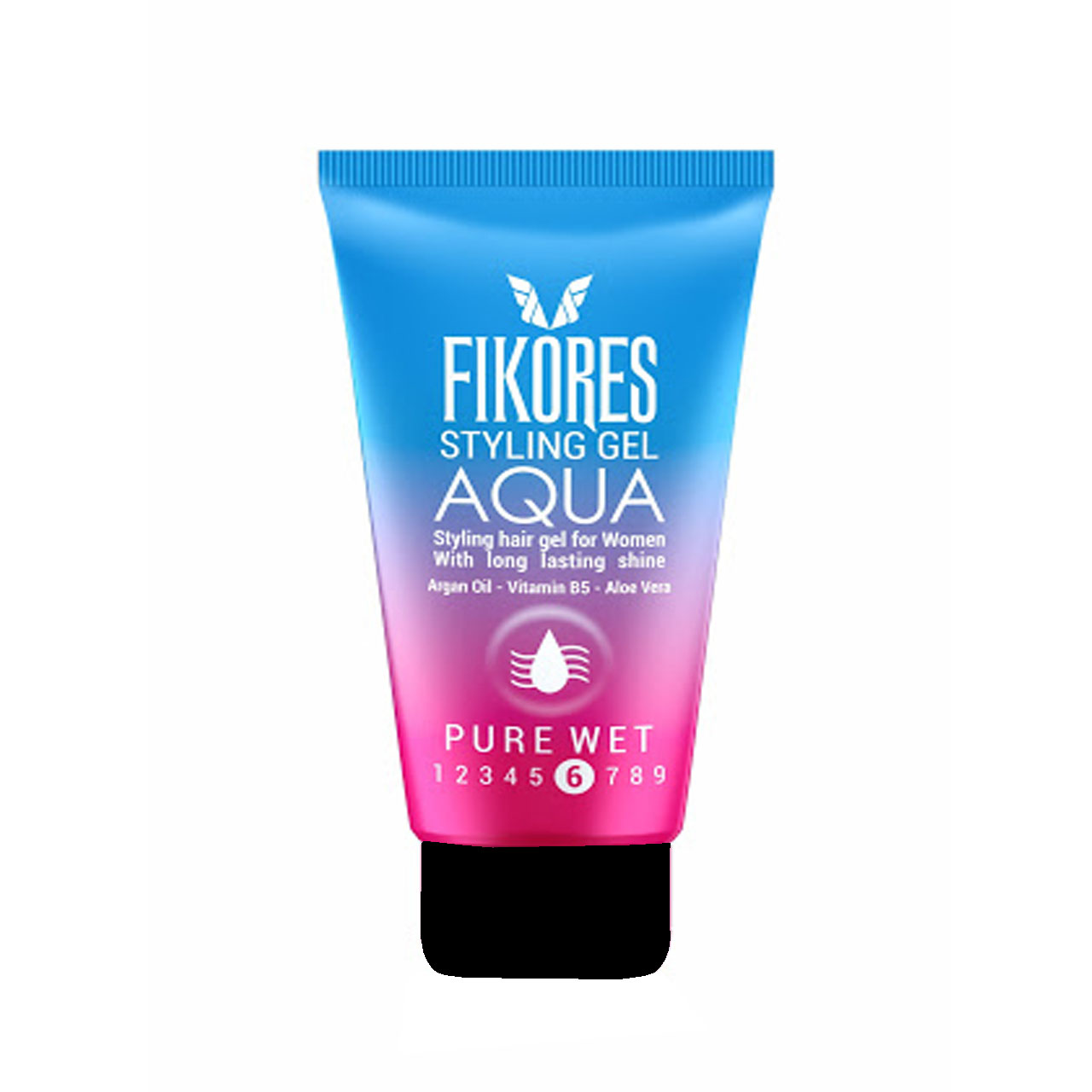 ژل حالت دهنده مو فیکورس مدل aqua حجم 150 میلی لیتر