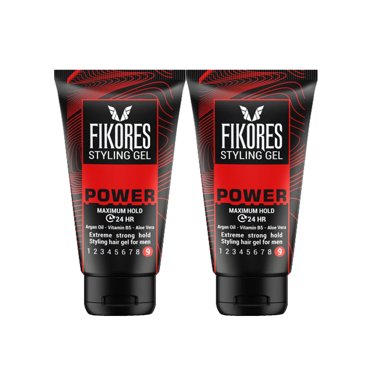 ژل حالت دهنده مو فیکورس مدل power حجم 150 میلی لیتر مجموعه 2 عددی