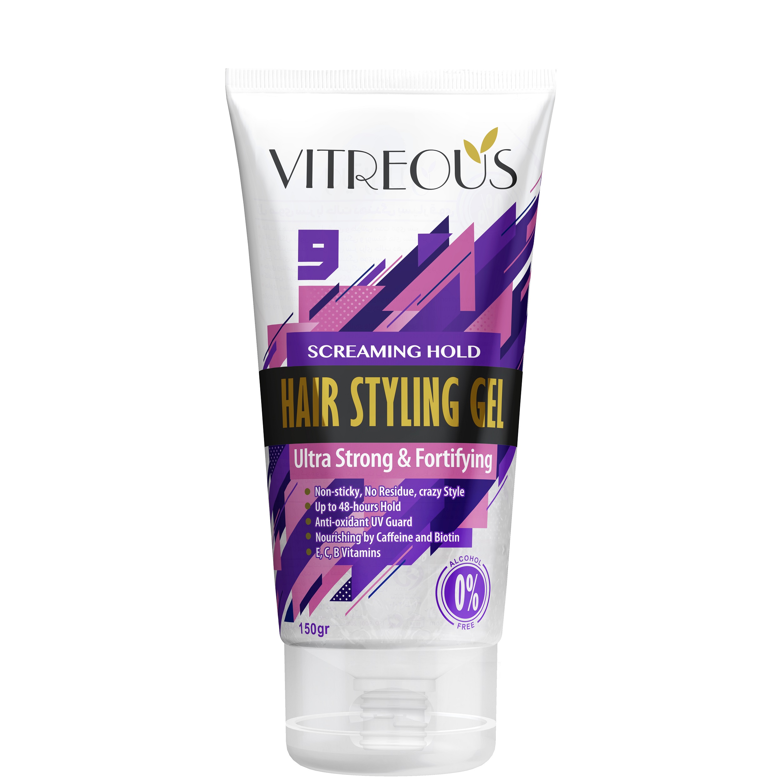ژل حالت دهنده مو ویتروس مدل ultra strong styling gel حجم 150 میلی لیتر