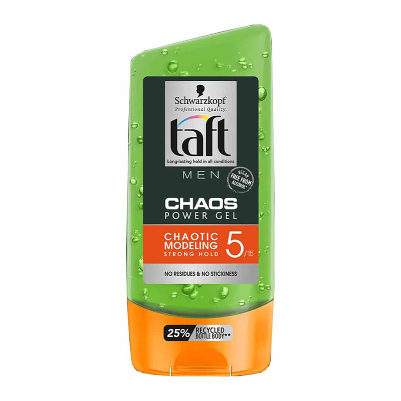 ژل حالت دهنده‌ مو تافت سری chaos مدل 5_15 حجم 150 میلی لیتر