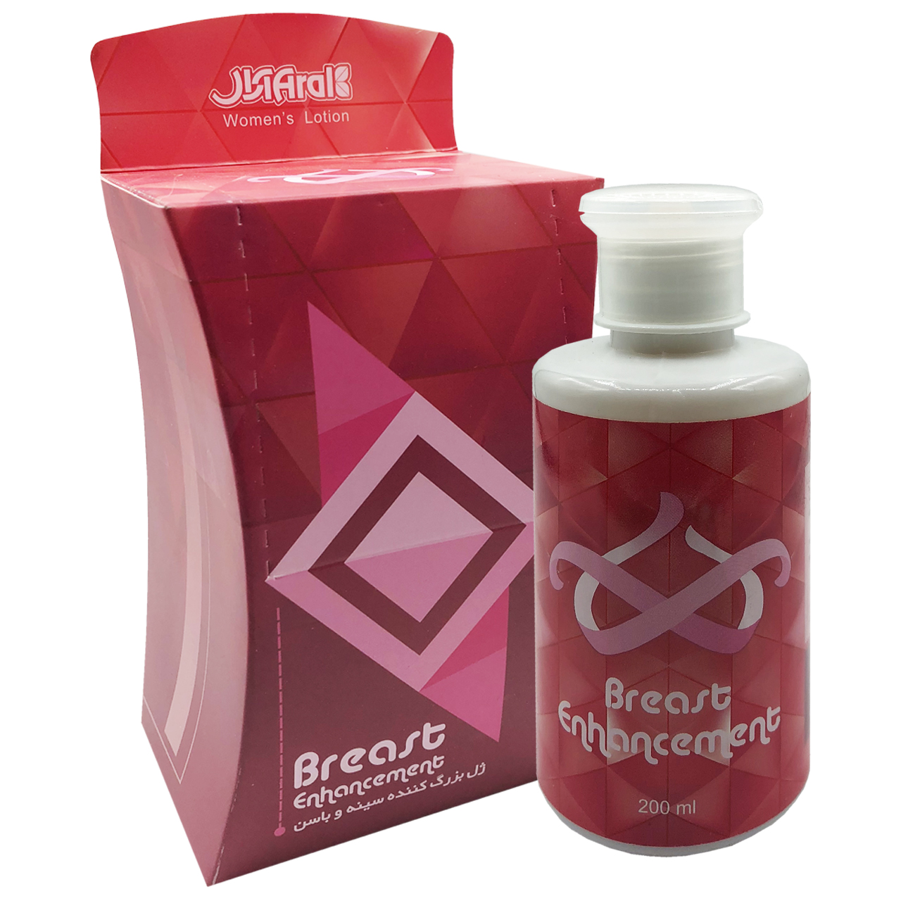 ژل حجم دهنده سینه آرال مدل breast حجم 200 میلی لیتر