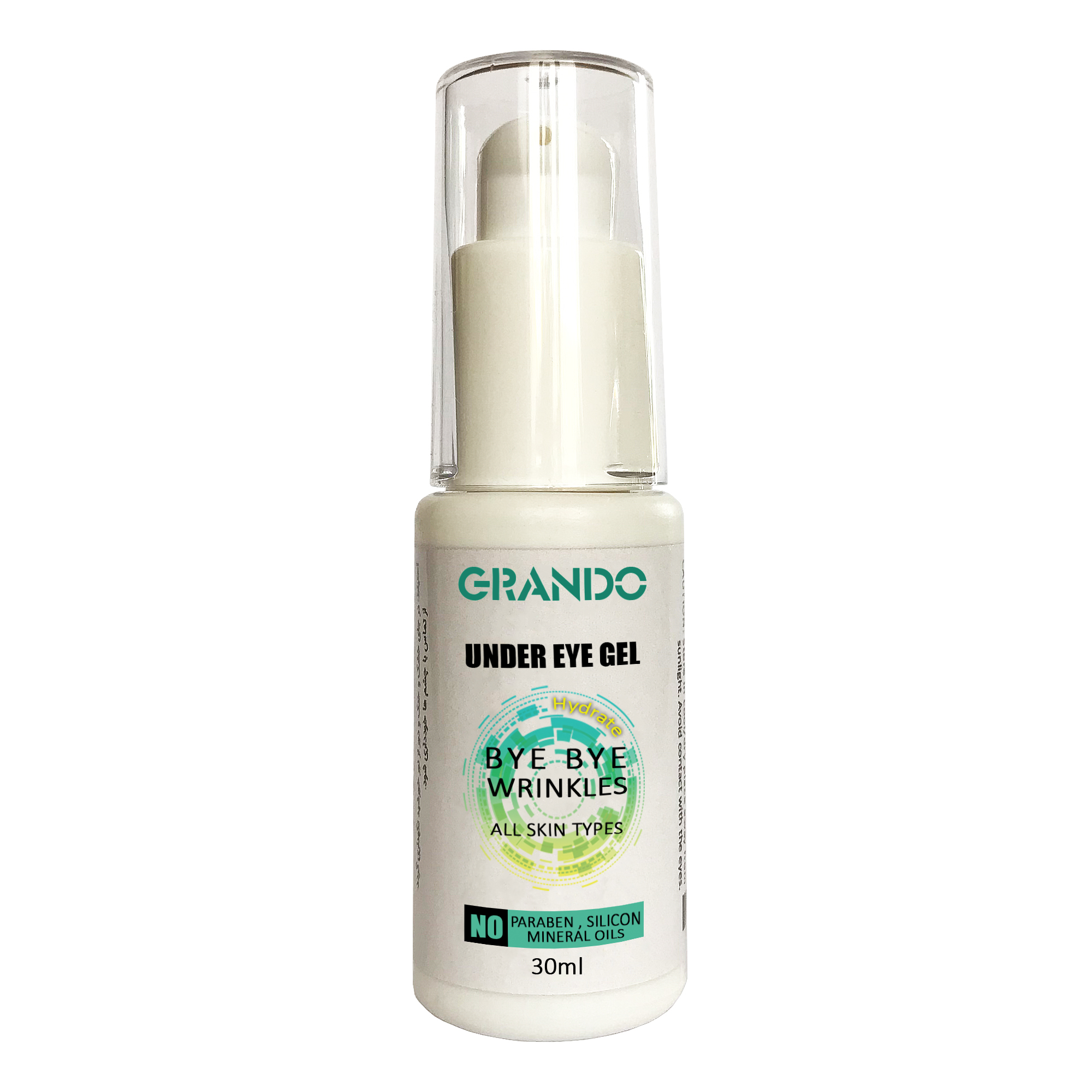 ژل دور چشم گراندو مدل bye wrinkles حجم 30 میلی لیتر
