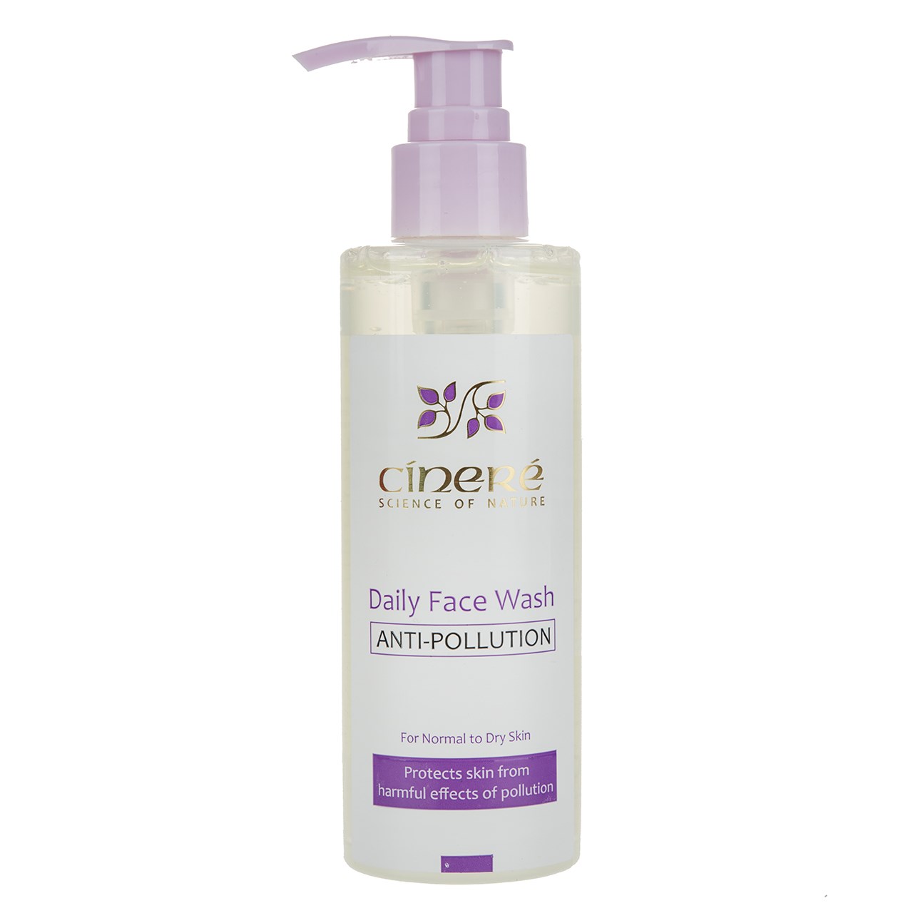 ژل شست و شوی صورت سینره مدل normal to dry skin حجم 200 میلی لیتر