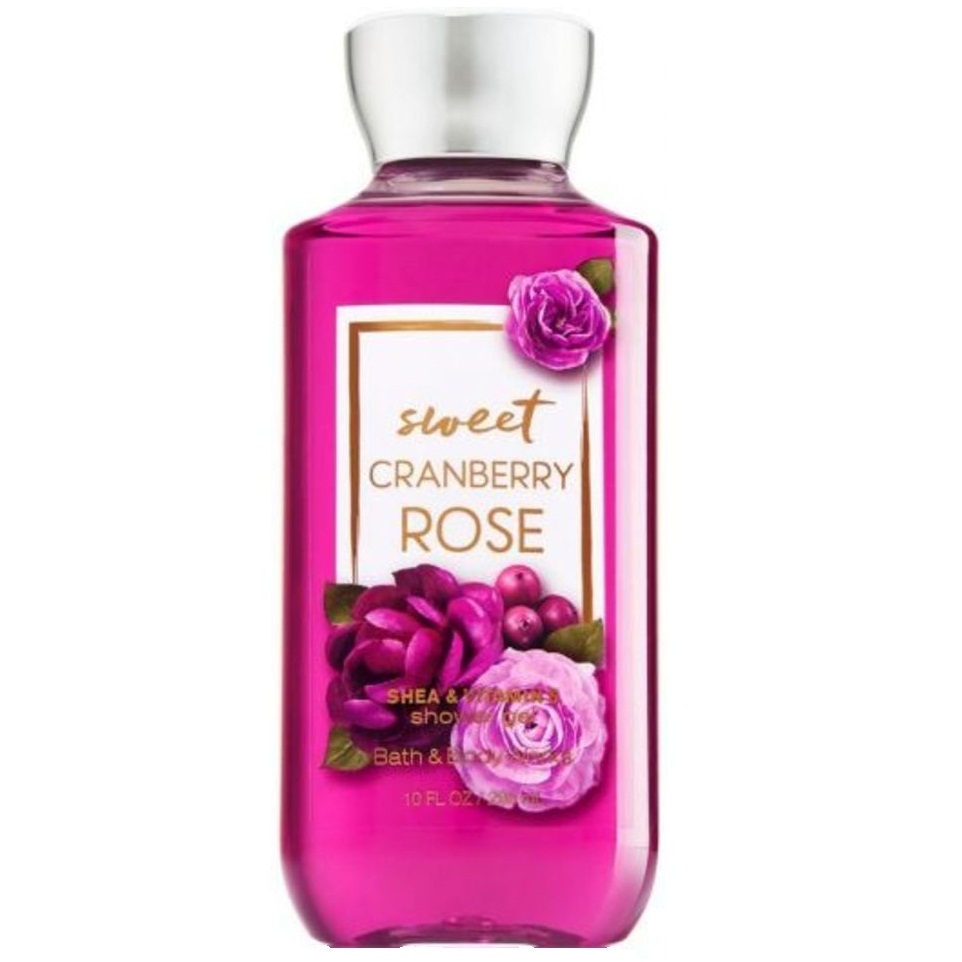 ژل شستشو بدن بس اند بادی ورکز مدل sweer cranberry rose حجم 295 میلی لیتر
