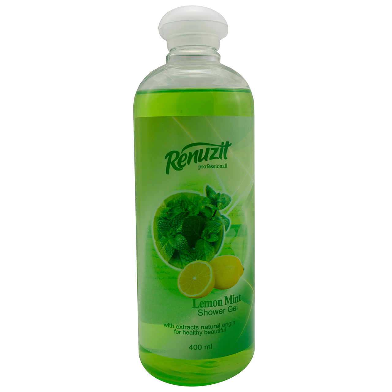 ژل شستشو رینو زیت مدل lemon mint حجم 400 میلی لیتر