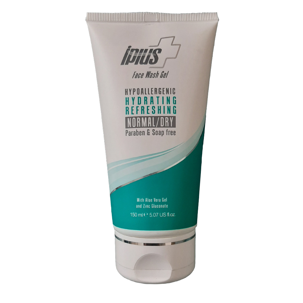 ژل شستشو صورت آی پلاس مدل normal skin حجم 150 میلی لیتر