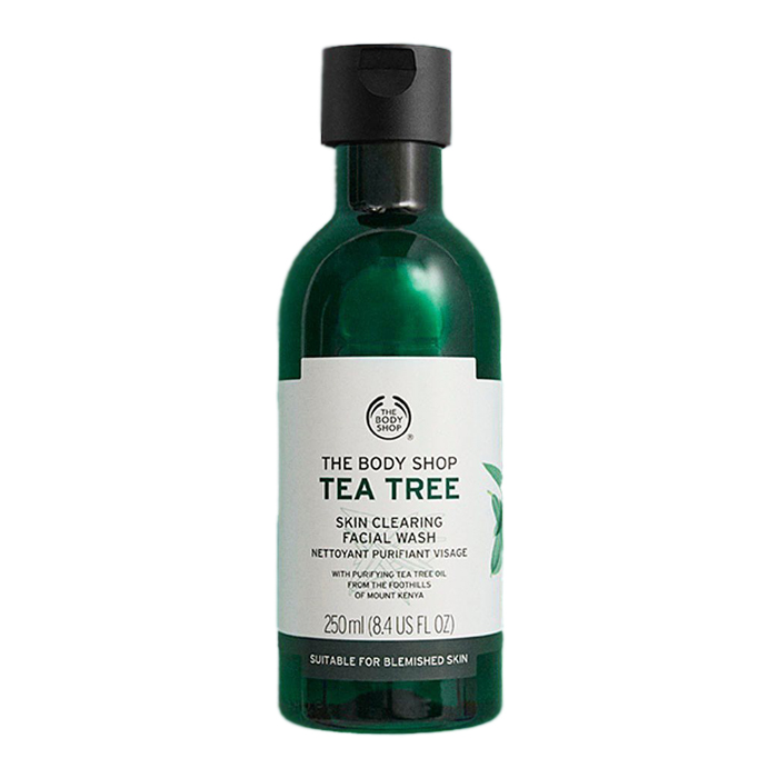 ژل شستشو صورت بادی شاپ مدل tea tree حجم 250 میلی لیتر